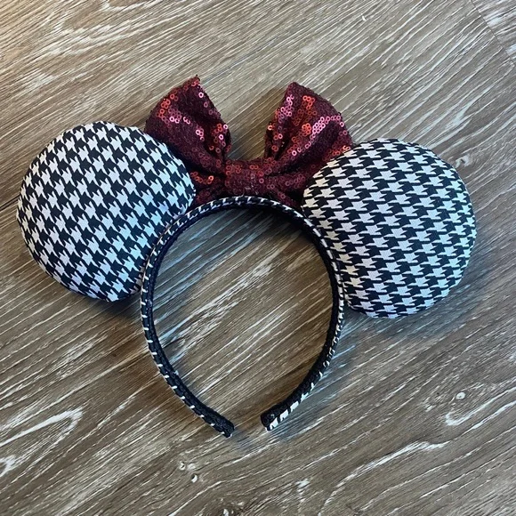 Houndstooth Mickey Ears - Picture 3 of 8